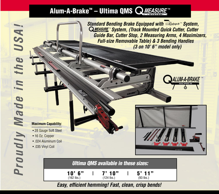Alum-A-Brake Ultima QMS Quick Measuring System