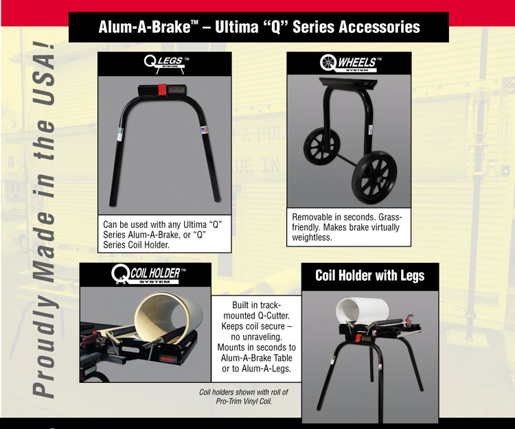 Alum-A-Brake Ultima Q Series Accessories